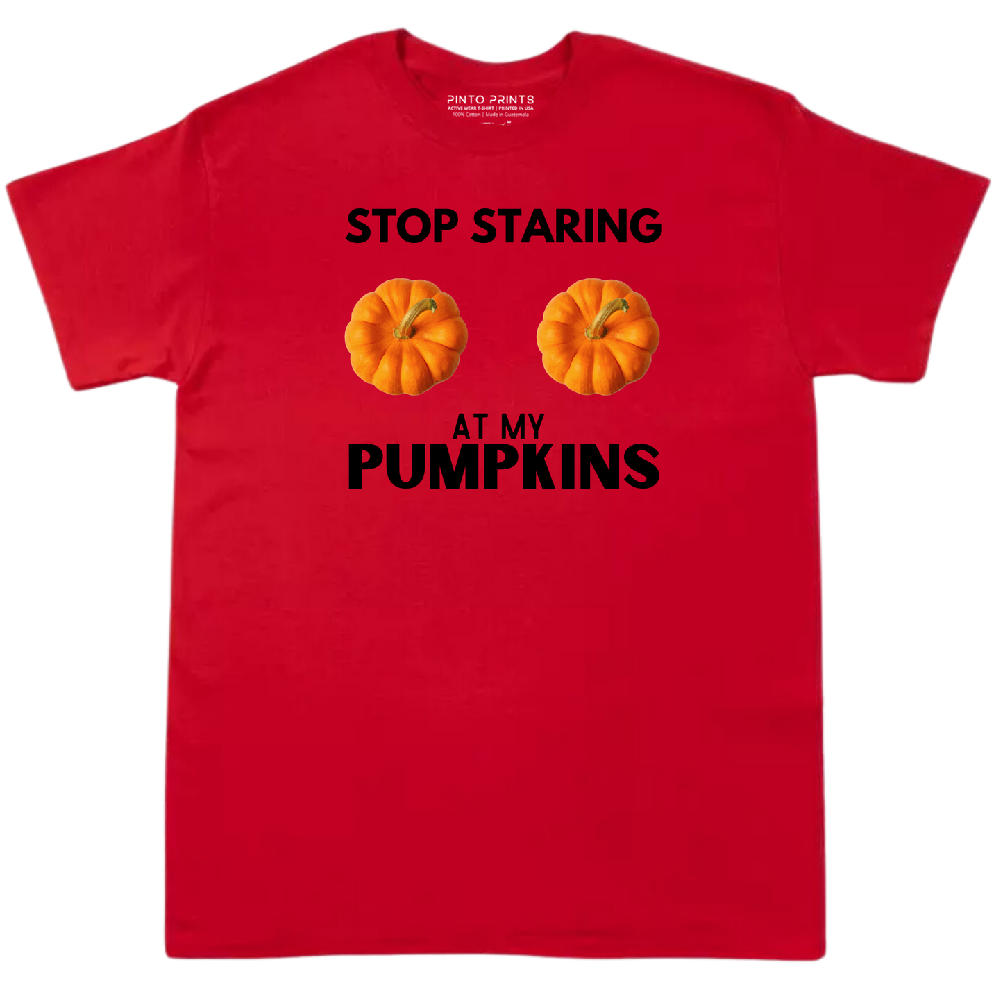 STOP STARING at my PUMPKINS