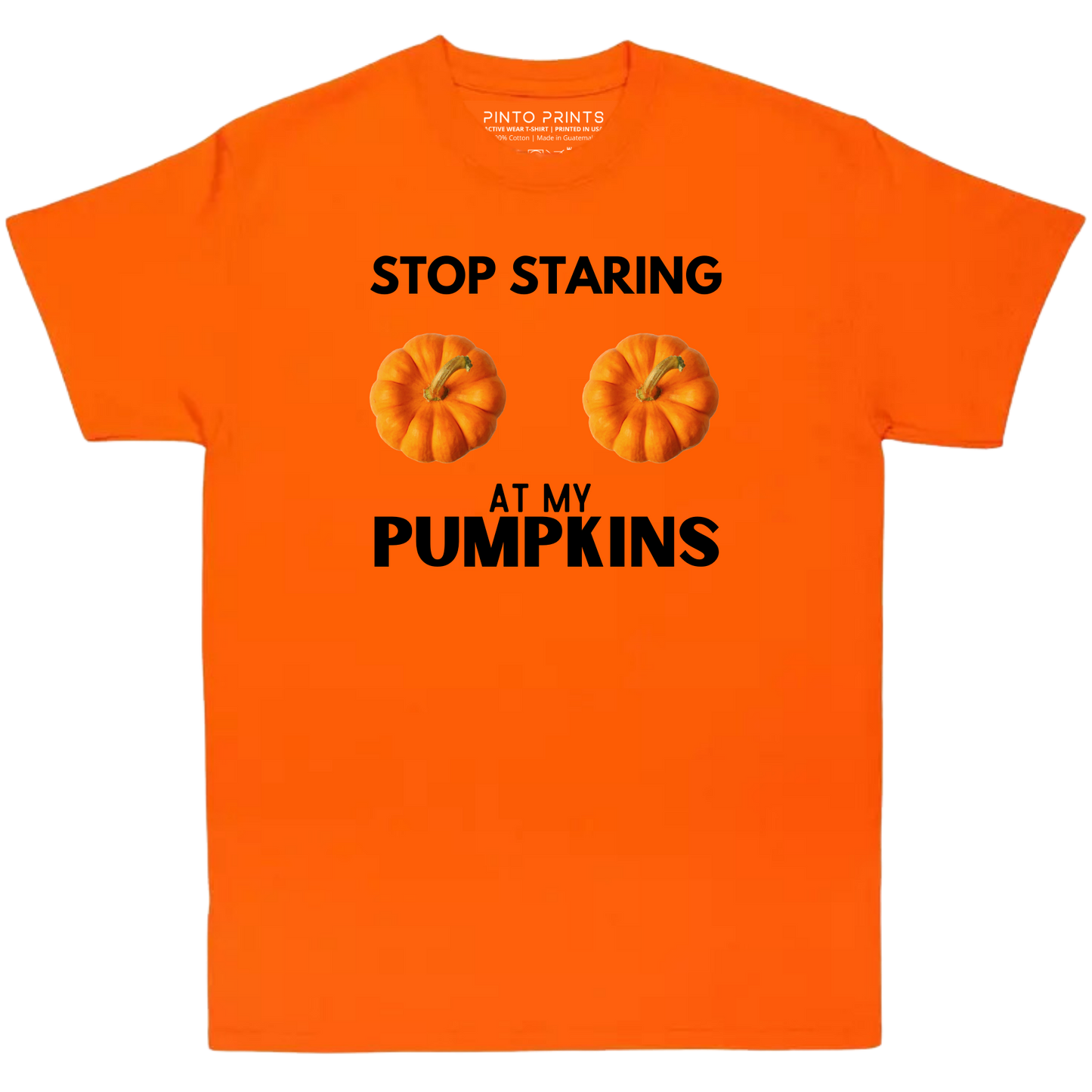 STOP STARING at my PUMPKINS